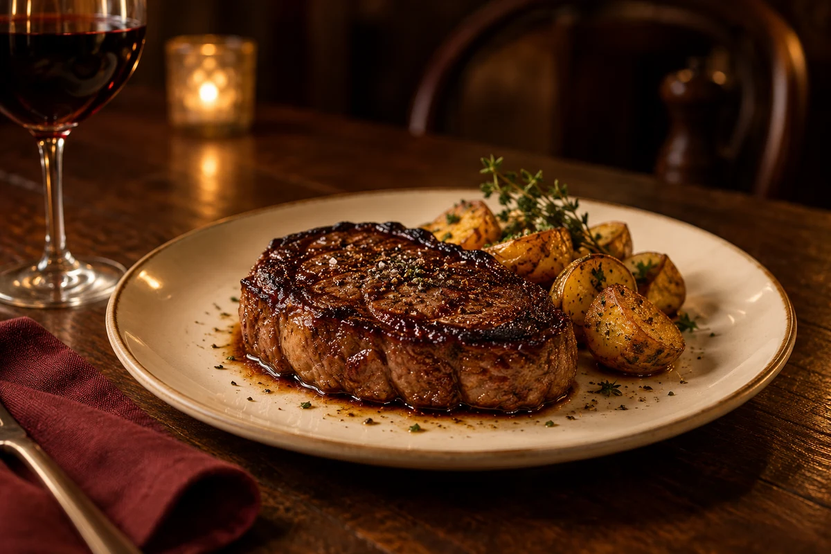 After-hours bistro: illustrative look preview from the app